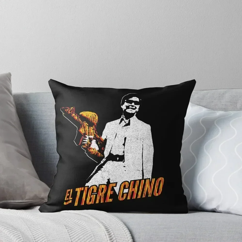 

El Tigre Chino - Community Throw Pillow Christmas Pillow Covers Christmas Covers For Cushions Cushion Cover Luxury pillow