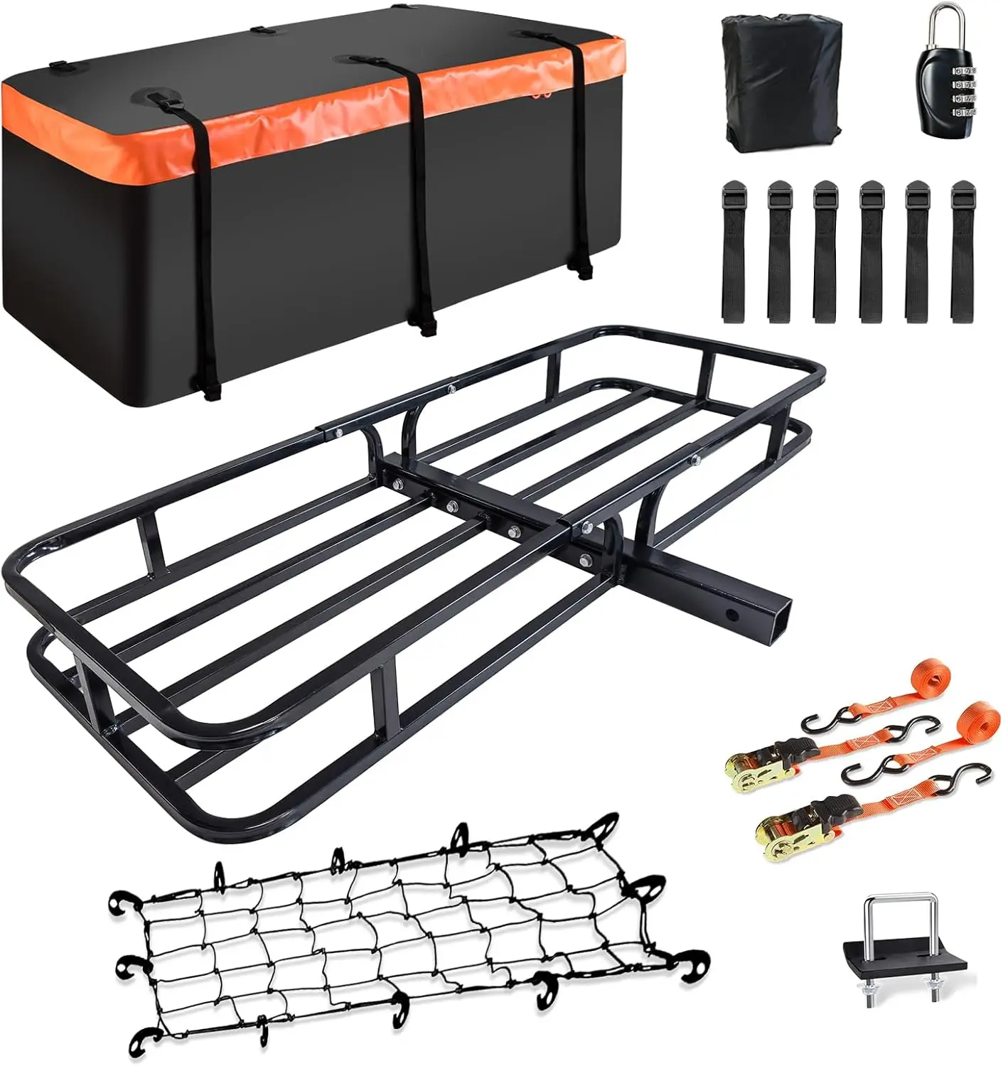 Hitch Mount Cargo Carrier Basket 53