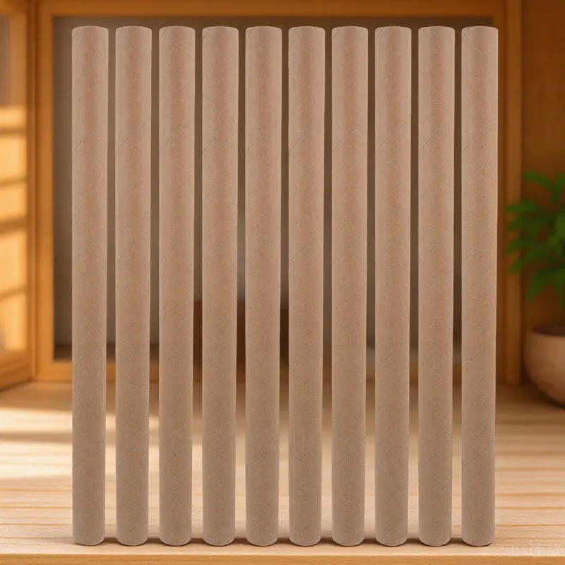 

10Pcs Premium Poster Mailing Tubes for Art Prints Drawings Paintings Storage Shipping Strong ABS Paper Construction Brown