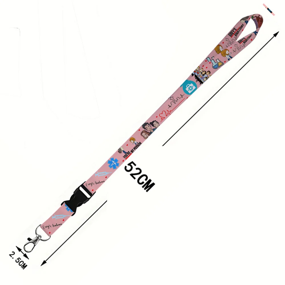 Beautiful doctor Lanyard Keys Chain Badge Holder ID Credit Card Pass Hang Rope Lariat Mobile Phone Charm Accessories Gifts