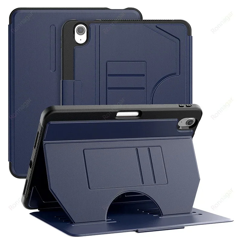 Business Case for iPad Air11 13inch 2024 iPad Pro11 Pro13 M4 M2 iPad Air5 4 Gen iPad 10th 10.9'' 10.2'' 9th 9.7'' Magnetic Cover