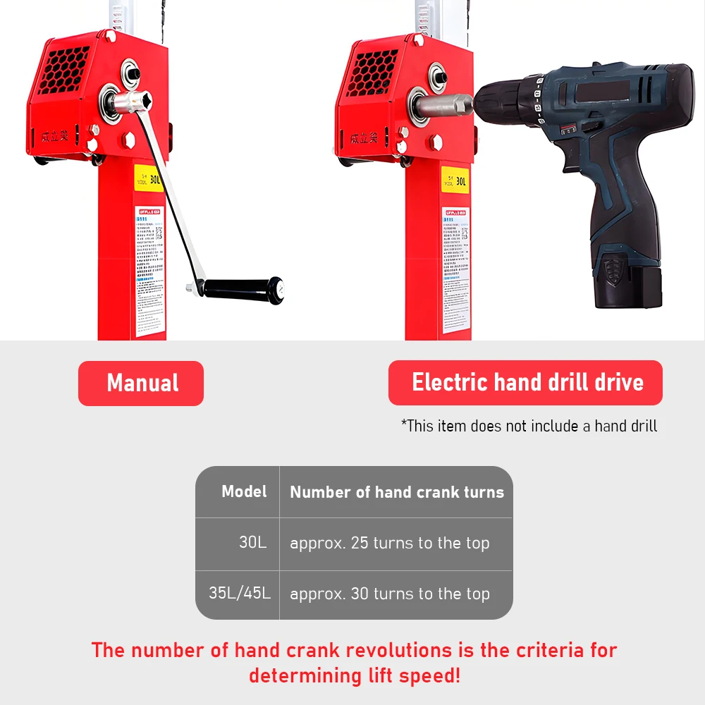 اليد مكرنك الجبس مجلس رافع رفع حامل الهاتف المحمول حامل ثقب السقف الصغيرة اللكم قوس مصباح تصاعد رفع قوس #3