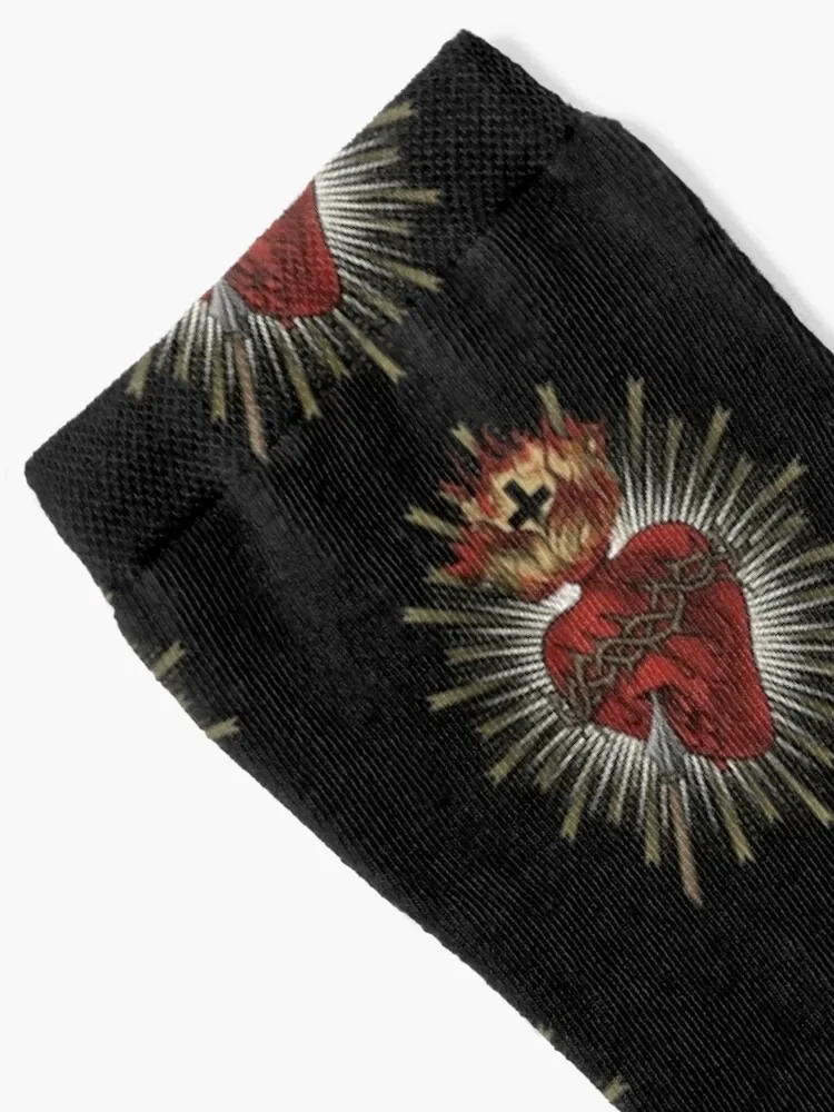 Sacred Heart of Jesus Christ Socks Thermal man winter anime Men Socks Luxury Brand Women's