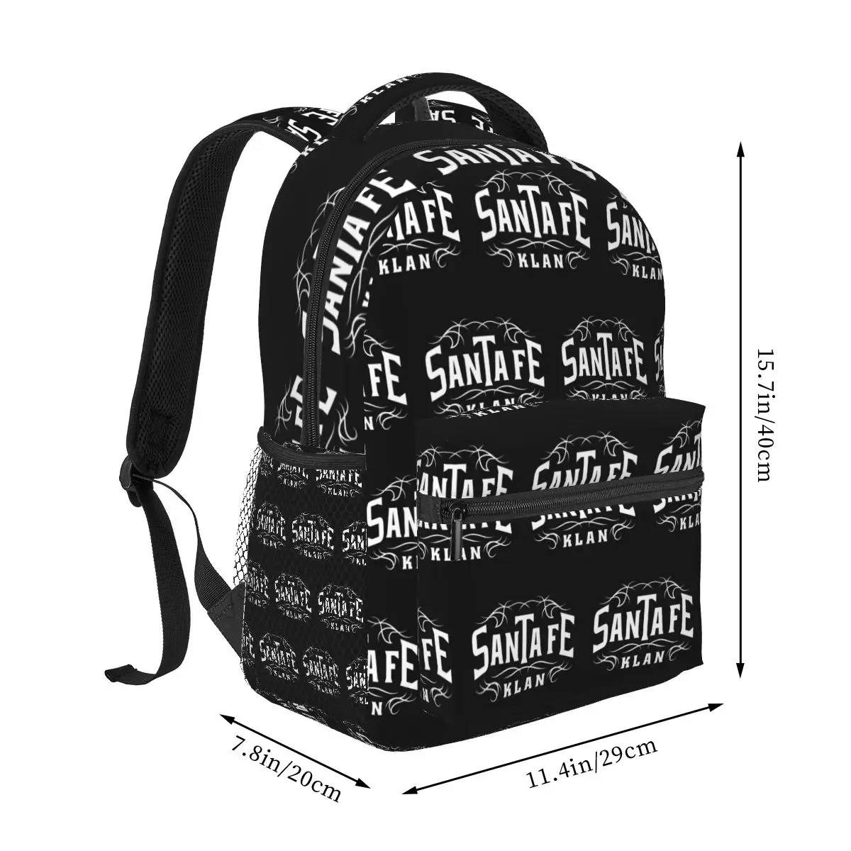 Latino Gang Latin Trap Mochilas para Meninos e Meninas, Escola Bookbag, Mochila de Viagem, Bolsa de Ombro, Santa Fe, Klan, Reggaeton, Estudantes