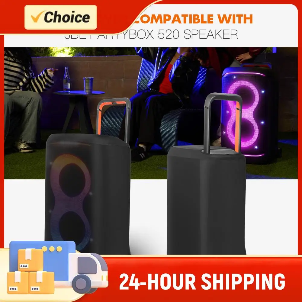Capa Protetora Elástica Portátil para Caixa de Som de Festa, Capa Protetora contra Poeira, Acessórios para JBL PartyBox 520