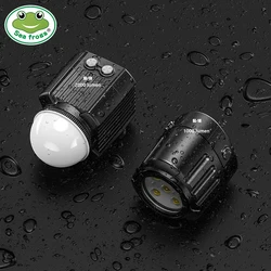 Seafrogs 1000 2000 LM Mini Rechargeable LED Light Scuba Diving Photography Lamp Waterproof Lighting for DSLR Cameras Camcorders