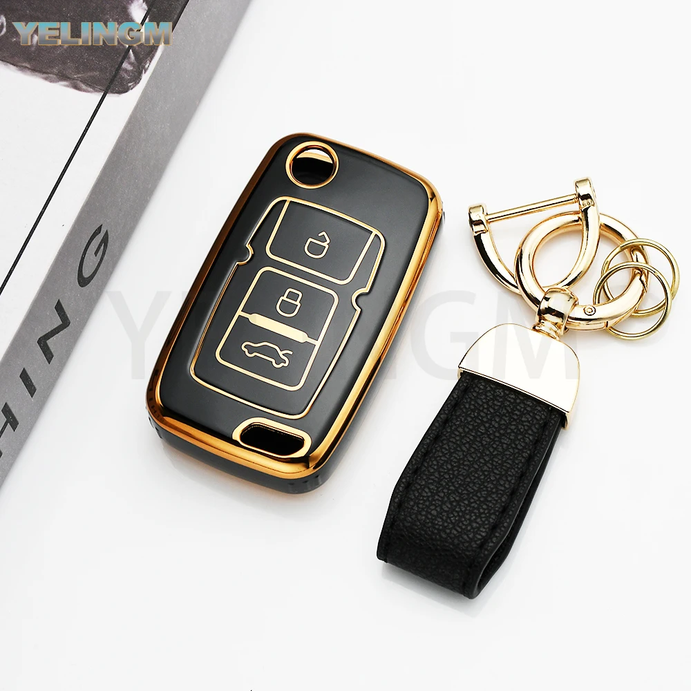 TPU 3 Button Car Key Cover Case for Geely Emgrand Ec7 EU 7 EU7 Gc5 Gc6 Ec8 Ec718 Ec715 Keys Holder Fob Protector Accessories view 6