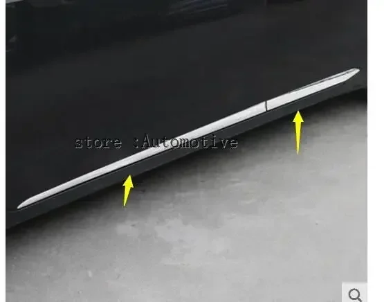 4pcs ABS Chrome Car Door Side body Molding Trim Sill Sticker Fit For Lexus ES200 ES350 ES300 ES350 2013-2017