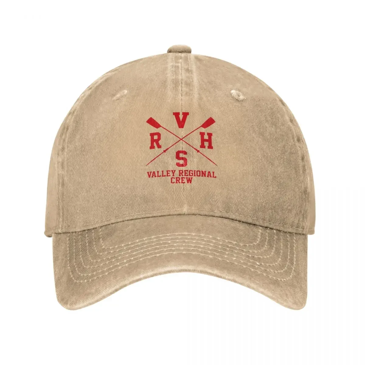 VRHS Valley Regional Crew Red on White Baseball Cap Designer Hat Golf Kids Hat party Hat Golf Men Women's