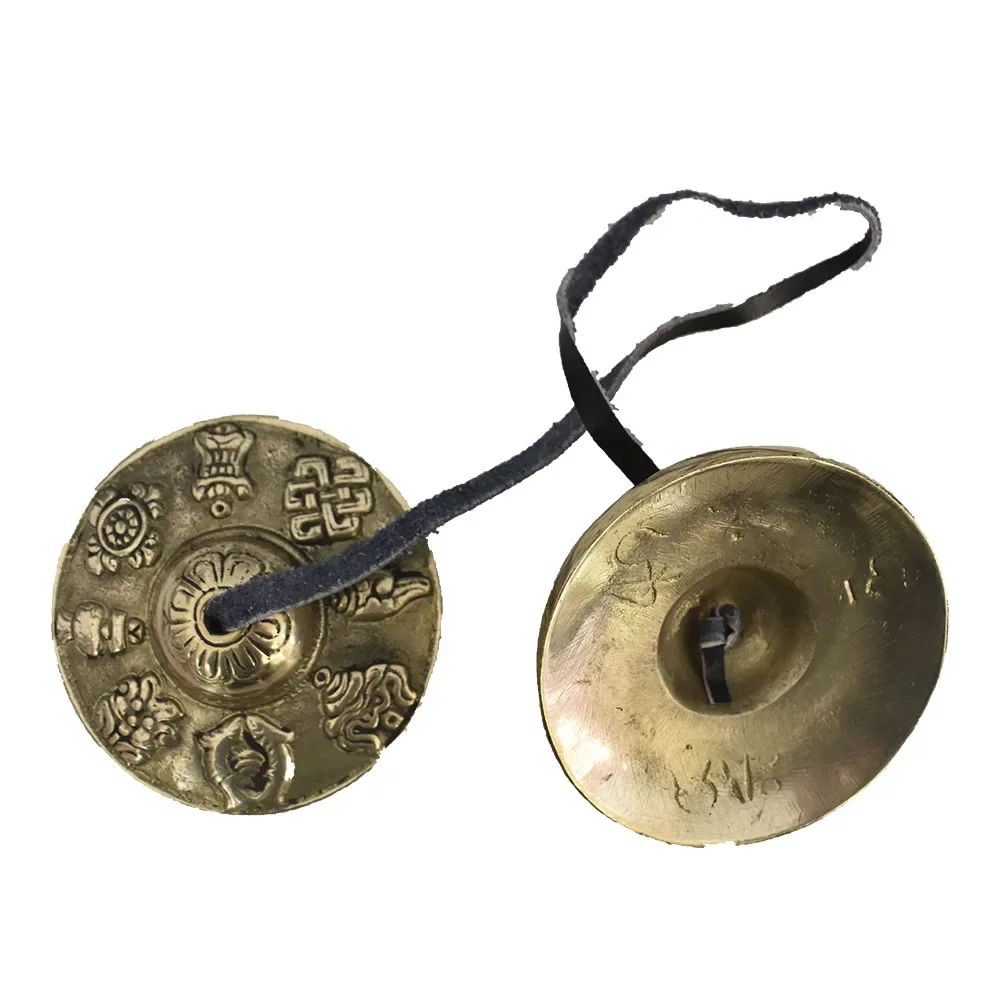 Meditation Tingsha Brass Chimes Nepalese Craftsmanship Cymbal Bells Yoga Chanting Sound Healing