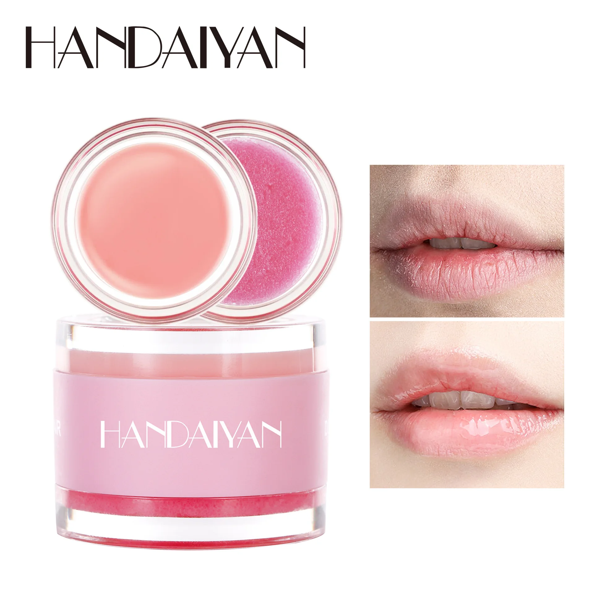 Dual-purpose Lip Scrub & Balm Exfoliating Care Remove Dead Skin Repair Chapped Lips Long Lasting Protection Lip Tint
