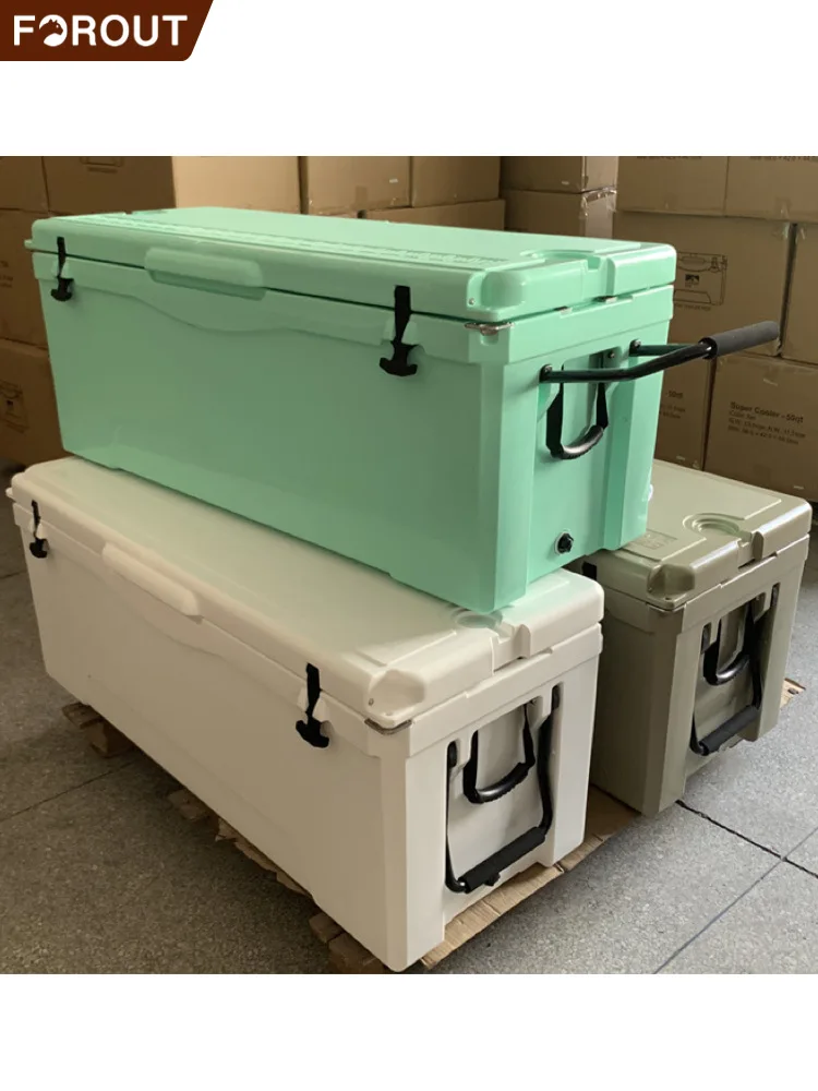 Large capacity roller rotational molding sea fishing box refrigerated box incubator commercial fishing outdoor fishing box