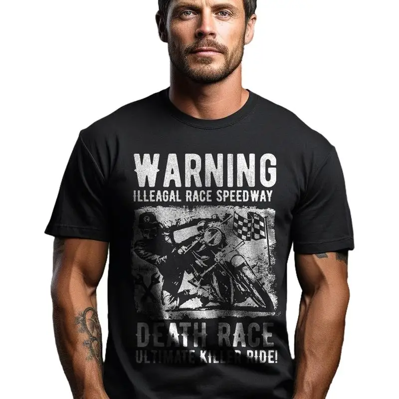 T ShirtShack Death Race Cafe shirt Funny and Thrilling