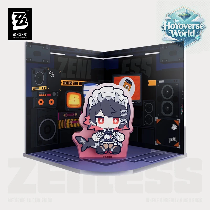 [Original] MiHoYo Game Zenless Zone Zero Agent Mini Acrylic Stand Anime Cosplay Bracket Miyabi Hugo Ellen Cartoon Ornament 3 ZZZ