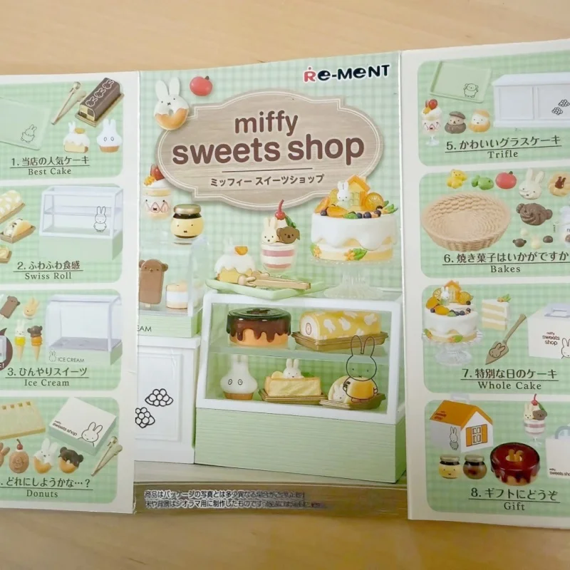 Mifile Dessert Shop Bakken Taart Miniatuur Scène Ijs Dessert Display Beeldje Blind Box Ornament Collectible Toy Figure