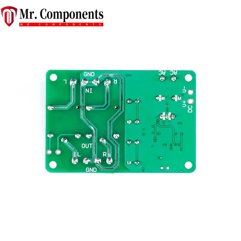 1PCS Double Channel Stereo Amp Power Amplifier Speaker Protection Board Module Boost Delay DC Protect Sensitivity Adjustable
