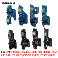 USB Charging Port Dock Charger Plug Connector Board Flex For OPPO Realme 7i C17 9 C2 C3 C11 2021 C12 C15 C21YC25 C25Y C30 C31