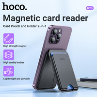 HOCO GT3 Magsafe wallet Leather Magnetic Card holder Case For iPhone 16 15 14 Plus 13 12 Pro Max Mini Serise Cover Accessory