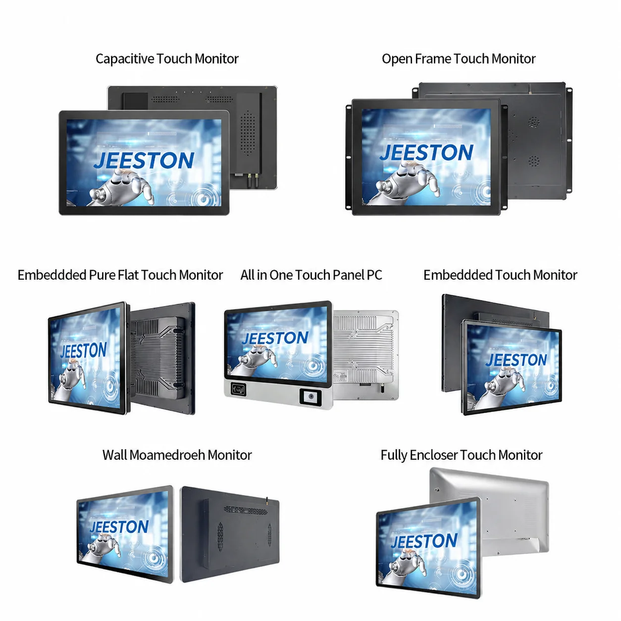 10.1 Inch Industrial Panel PC Intel Windows Touch Screen Computer Waterproof Dustproof Oilproof All-in-One PC for Kitchen F