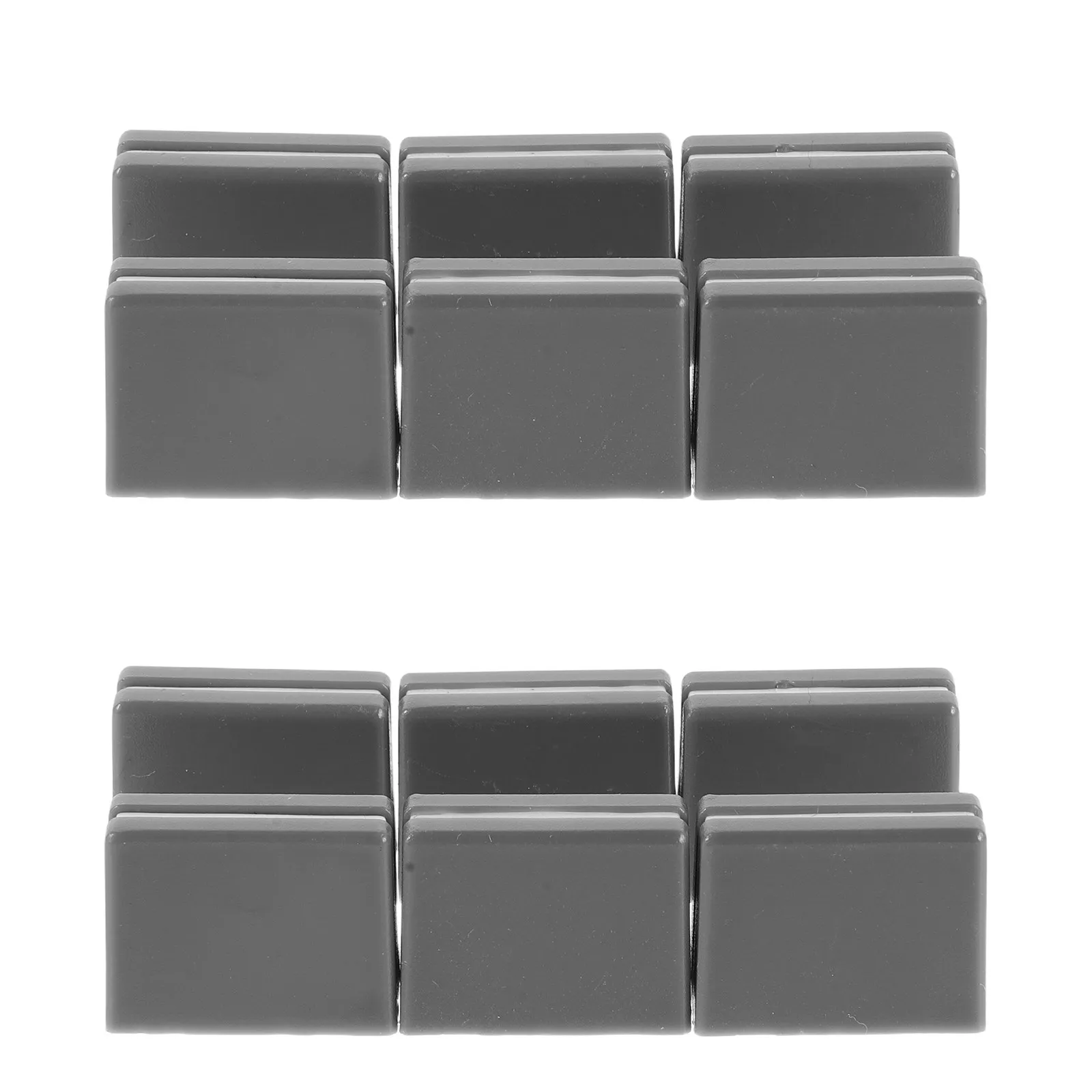 20pcs Universal Mixer Knob Caps 4Mm Grey Plastic For Dj Controller Fader Sliders Console Potentiometer Replacement Non-Slip