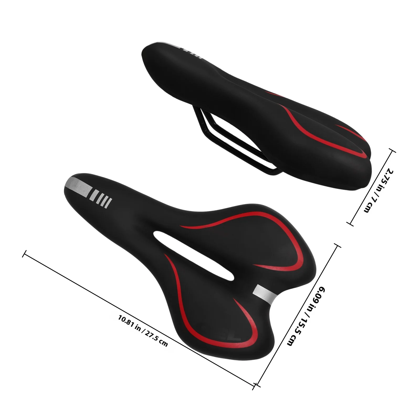 Bicycle Saddle Comfortable Thickened Bike Seat For Cycling Wide Pad Ergonomic Design Mountain Road Racing Bike Cushion