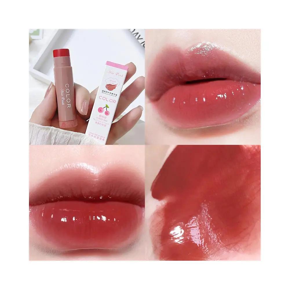 Bálsamo labial colorido, Todos os fósforos, Ingredientes naturais, Batom de maquiagem, Hidratante labial desbotado, Volume pequeno