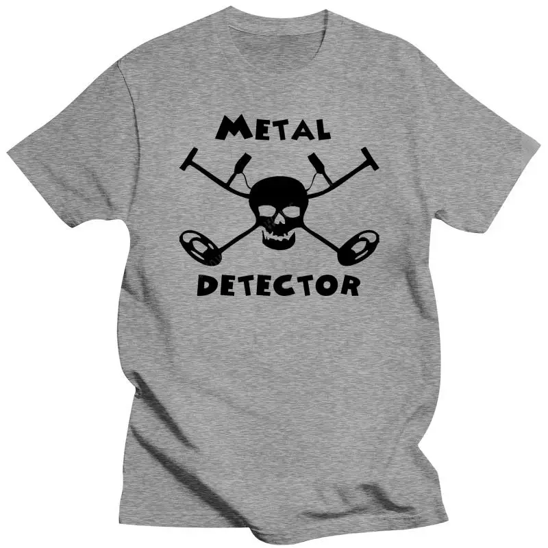 New arrived t shirt for man METAL DETECTING T SHIRT HEAVY METAL DETECTOR PIRATE TREASURE STYLE HOBBY GIFT beach man t-shirt