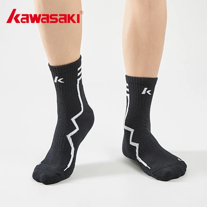 Kawasaki Galaxy Series Sportsokken, Badminton Voetbal Antislip Unisex Dames Herensokken B6340