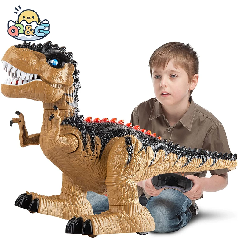 

Remote Control Dinosaurs Toy Electric Robot Sound Light Intelligent Excavation Jurassic Animals Educational Toys for Children