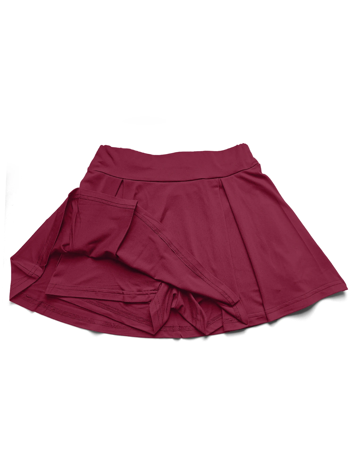 Damen-Plisseerock mit breitem Bund, Anti-Reibungs-Futter, Shorts-Rock, Tennis, Workout, Streetwear, Minirock – Detail 26
