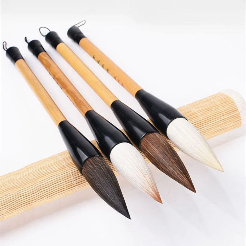 

Hopper-shaped Brush Pen Weasel Woolen Hair New Year Couplet Caligrafia Writing Brush Mouse Whisker Freehand Chinese Painting Pen