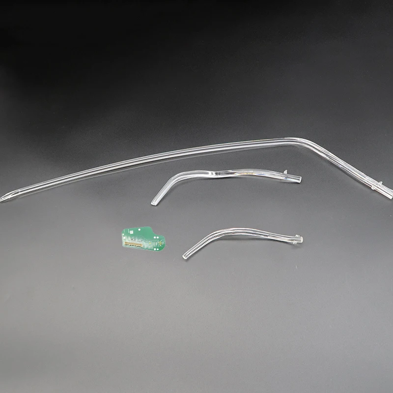 النهار تشغيل سيارة DRL رقاقة ضوء دليل أنبوب رقاقة الضوء الأبيض الصابورة وحدة أجزاء عيون الملاك لأودي A5 2017-2020 LED #2