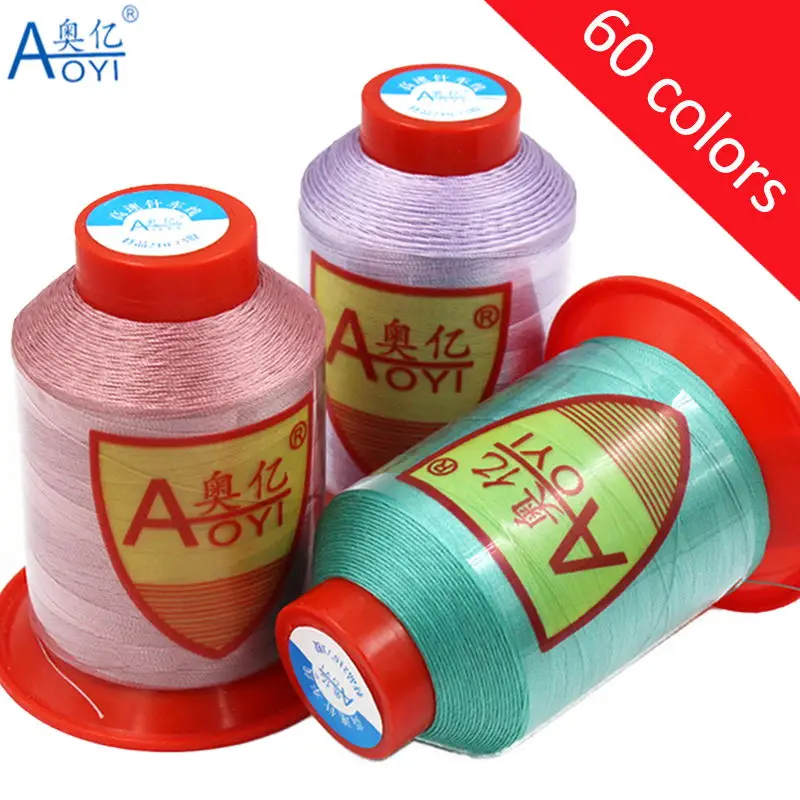 30# Sewing Thread Polyester Thread Set Strong 210D/3 Sewing Threads for Machine Fil Polyester Silk Embroidery Threads Good Pull