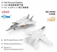 Snowman SG-7040 1/700 Scale F-14A Tomcat Fighter