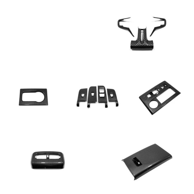 For Trumpchi Emkoo 2022-2025 Car Interior Decorative Lines AC Outlet Vent Frame Car Door Glass Regulator Switch Frame