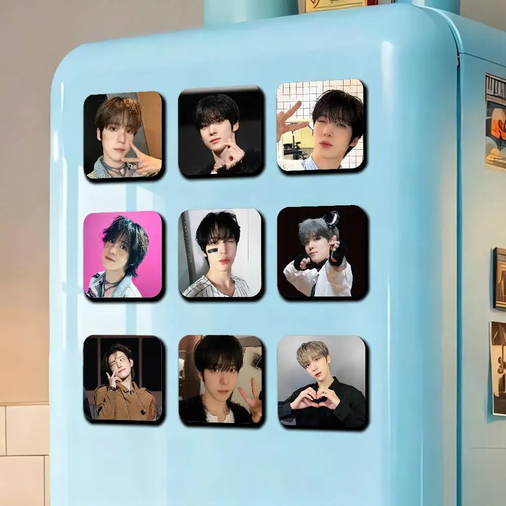 For Jeong Yun-ho Yunho Refrigerator Magnets Metal Icebox Cabinet Custom Fridge Magnetic Card Cover