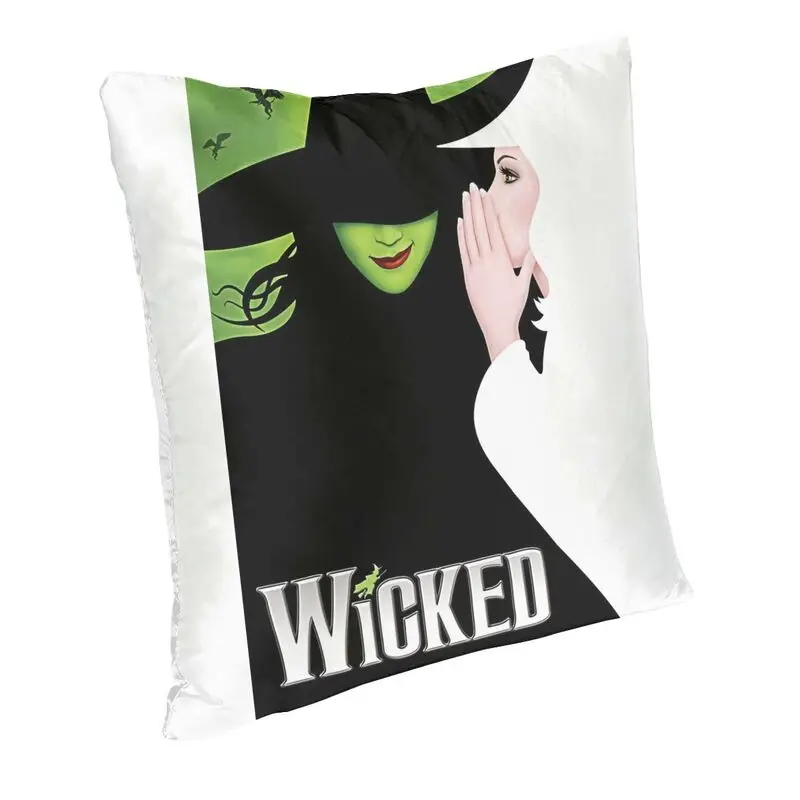 Custom Wickeds Musical Movie Throw Pillow Covers Decor Home Kawaii Chair Cushion Square Pillowcase