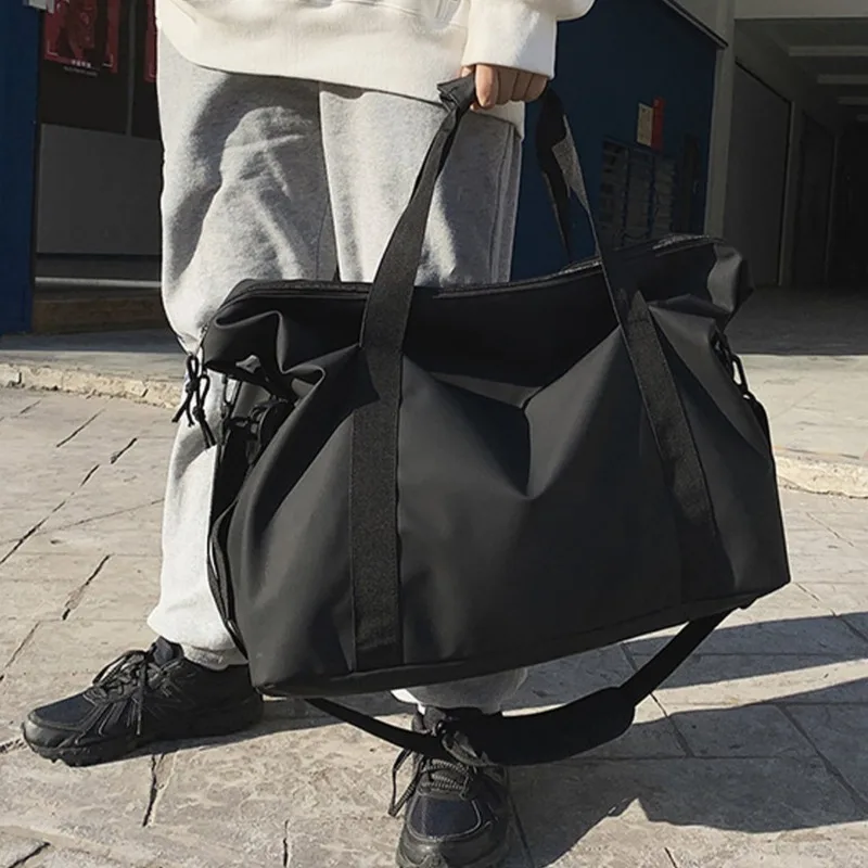 

Новая вместительная сумка через плечо, простая дорожная сумка, спортивная сумка для фитнеса, дорожная сумка, модели для мужчин и женщин