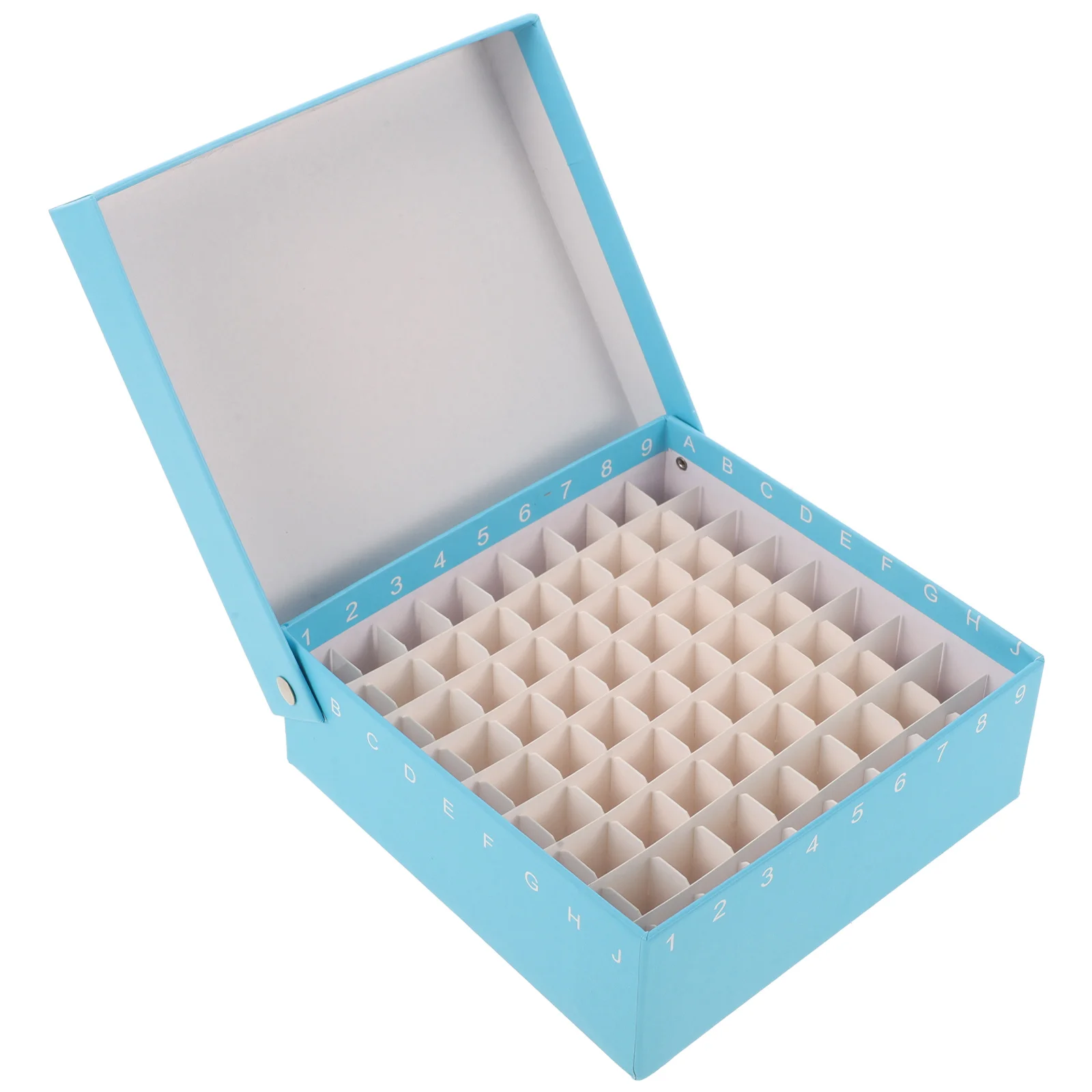 

Tube Box 81 Wells Paper Holder Microcentrifuge Storage Freezer Container Sturdy Safe Non Deform Practical Design