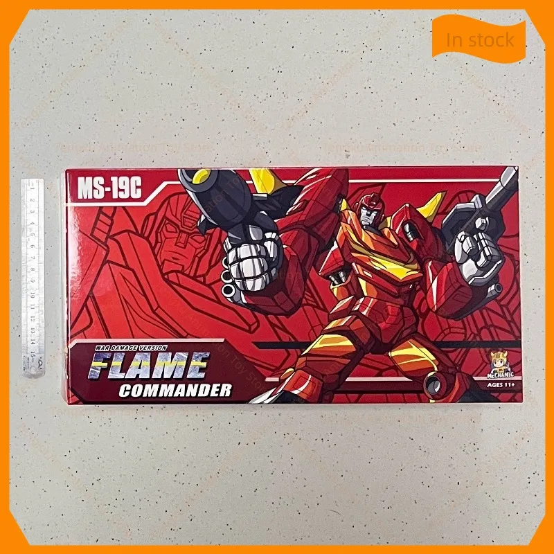 

Новинка на складе MS Mechanic, оригинальная маленькая деформирующая игрушка MS19C, боевая поврежденная версия Rodimus, ограниченная серия