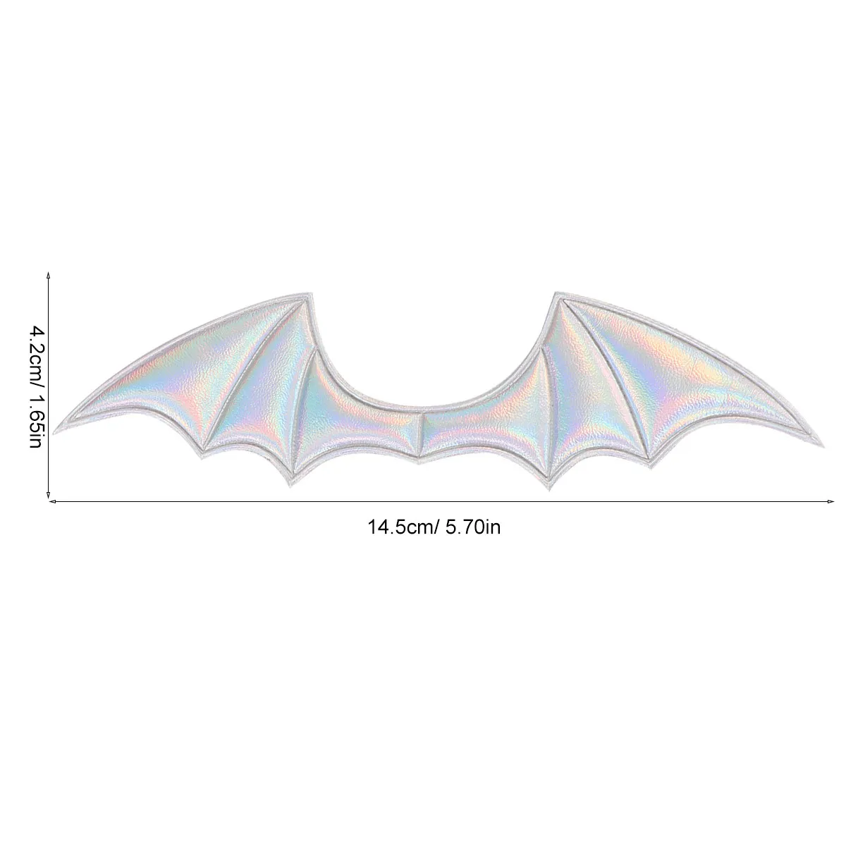 5Pcs DIY Bat Wings Hair Accessories Creative Halloween Hair Ornament Decorative for Hairpin Clothes Shoes Bags