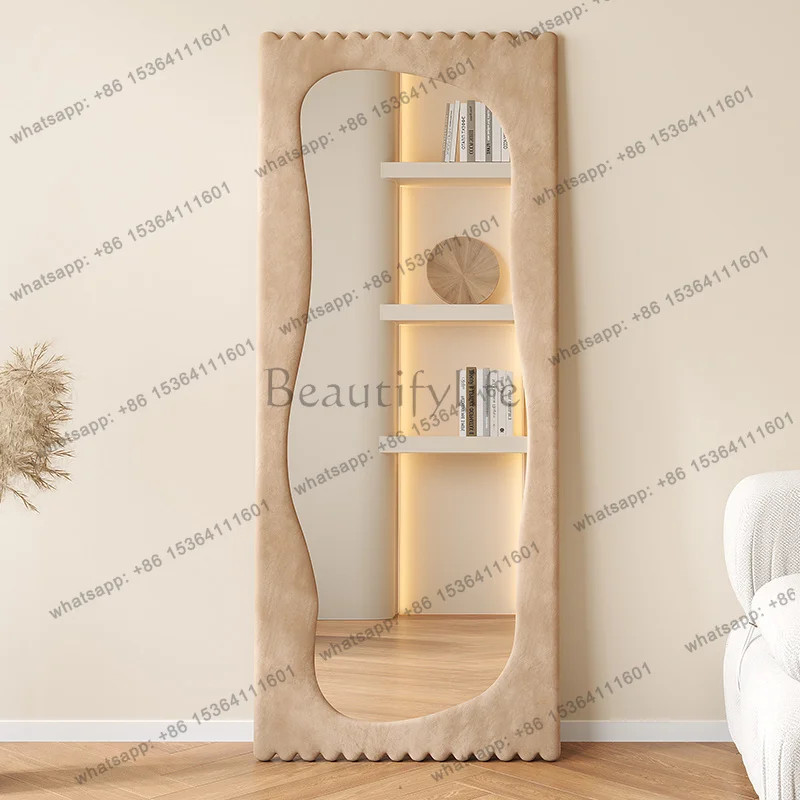 Best Sellers Standing Small Mirror Full Body Bed Room Nordic Luxury Long Mirror Full Body Design Princess Espejos Decorativos Ro