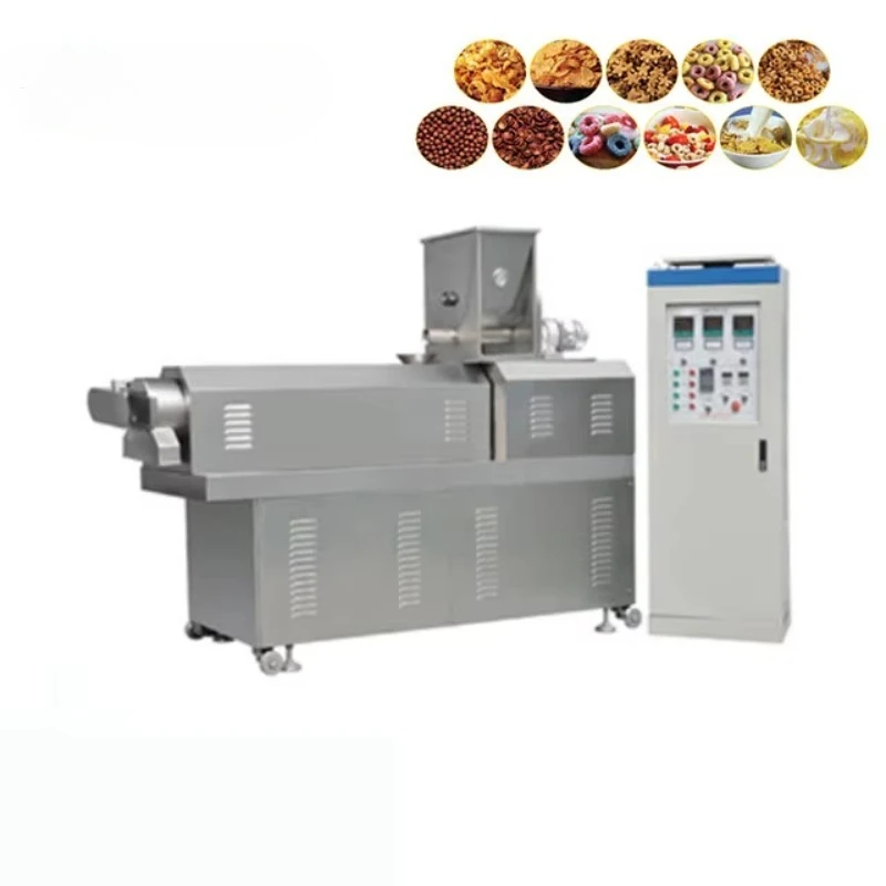 Customize Stainless Steel Twin Screw Extruder, Multifunctional Puffed Corn Snack Making Machine For Food Processing Factory