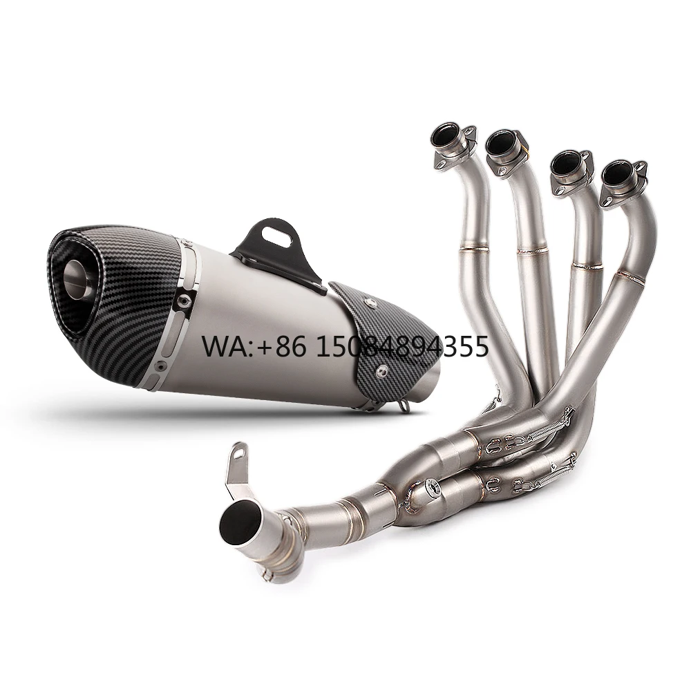 2017-2022 Complete New Motorcycle Exhaust Systems with Header Link Pipe for Z900 Year