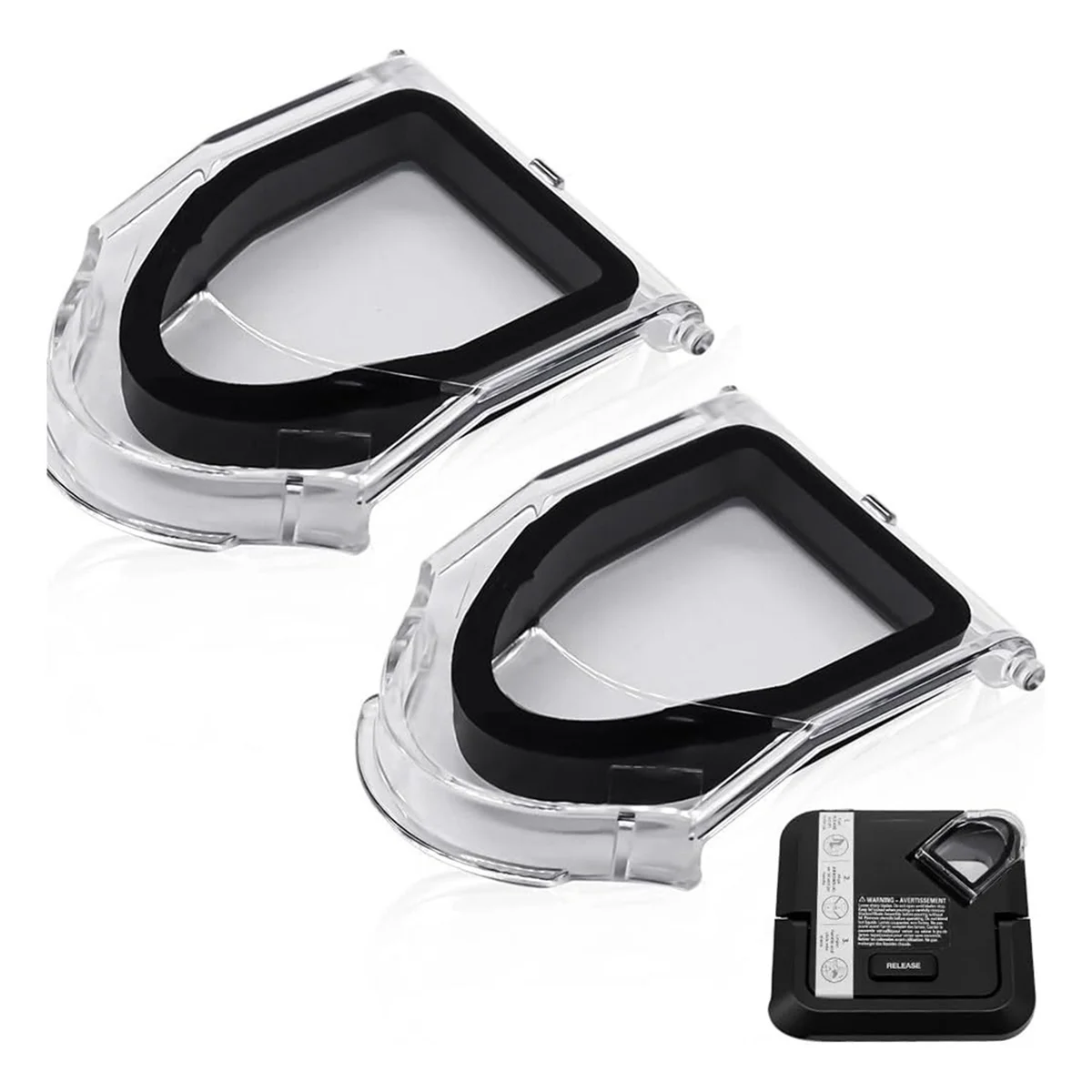 FZFZ 2PCS 블렌더 뚜껑 교체 스파우트 커버 뚜껑 잠금 용 블렌더 상단 부품 72oz 피처 BL610 BN751 BN801 BN750