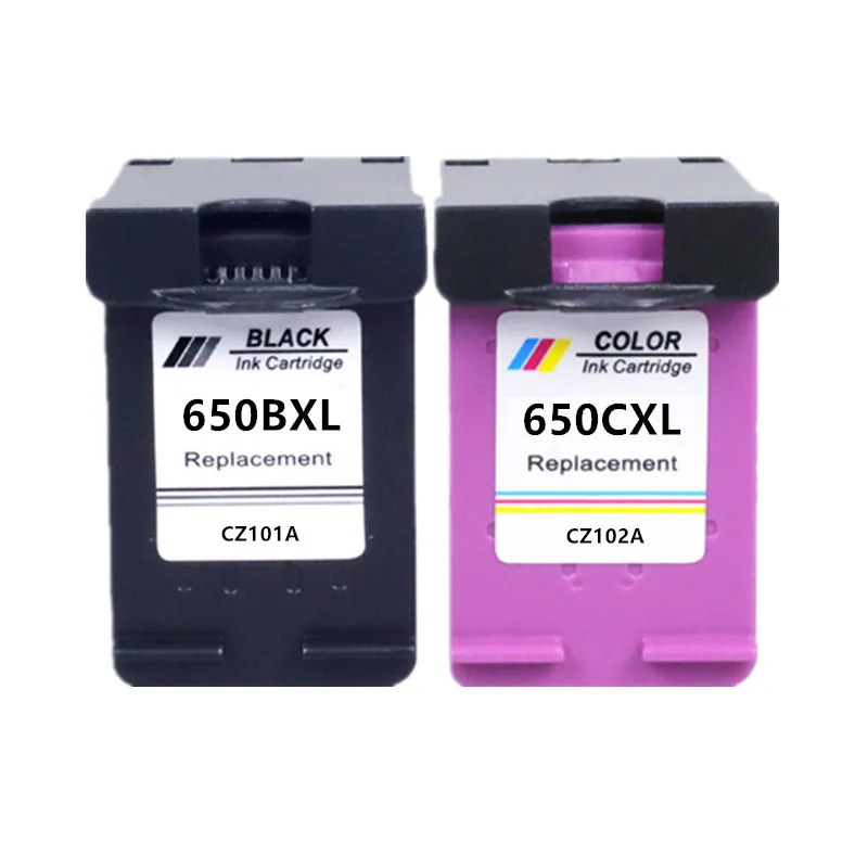 Replacement Ink Cartridge 650XL for HP 650 XL for HP650 Deskjet 1015 1515 2515 2545 2645 3515 3545 4515 4645 Printer