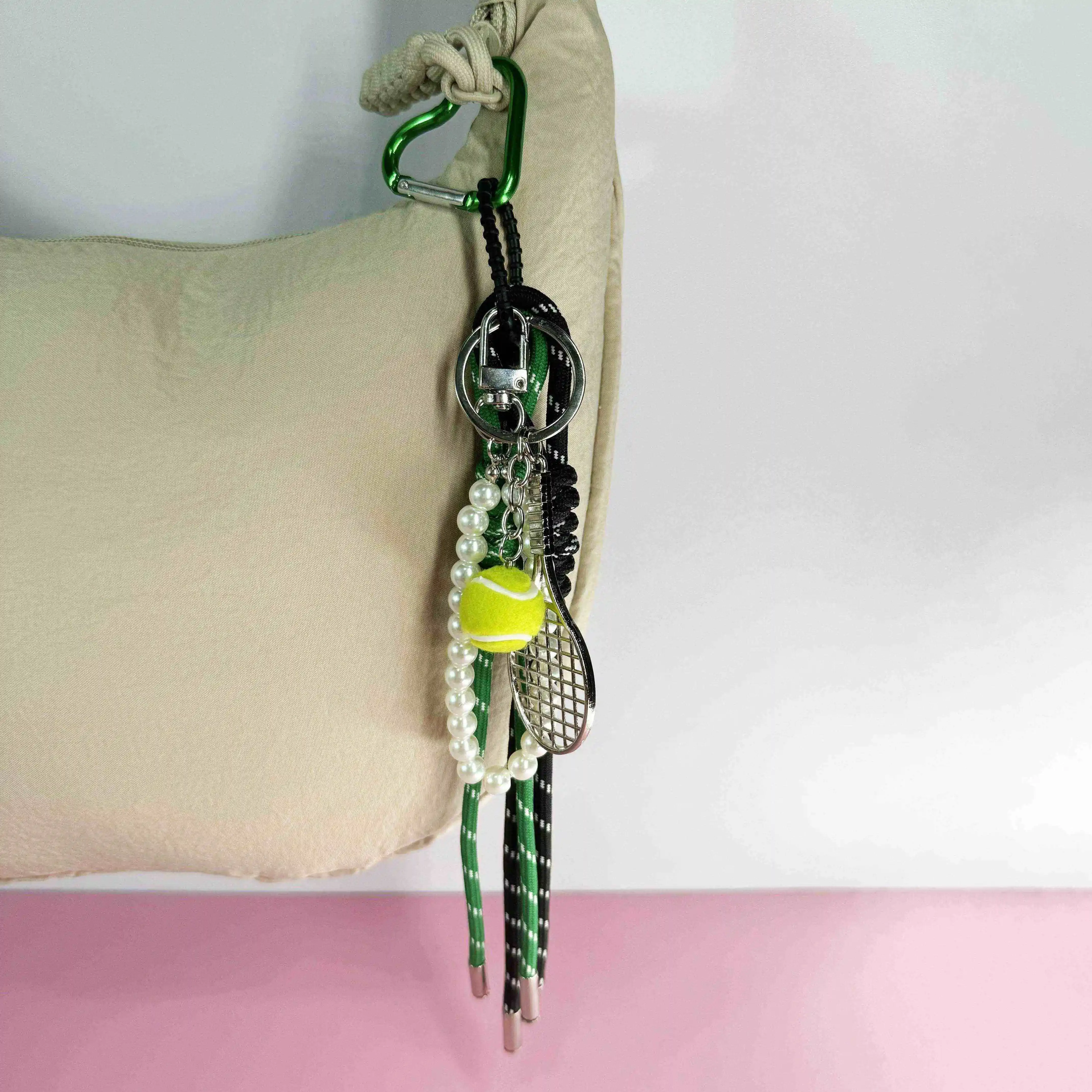 

Bag Charms Luxury Bag Chain Tennis Pendant for Dior Bag Women Handbag Purse Keychain Man Backpack Wallet Decoration