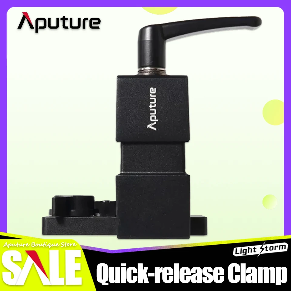 

Aputure Quick Release Clamp for LS C300d II Video Light Control Box Camera Studio Photography Lamp Accessories