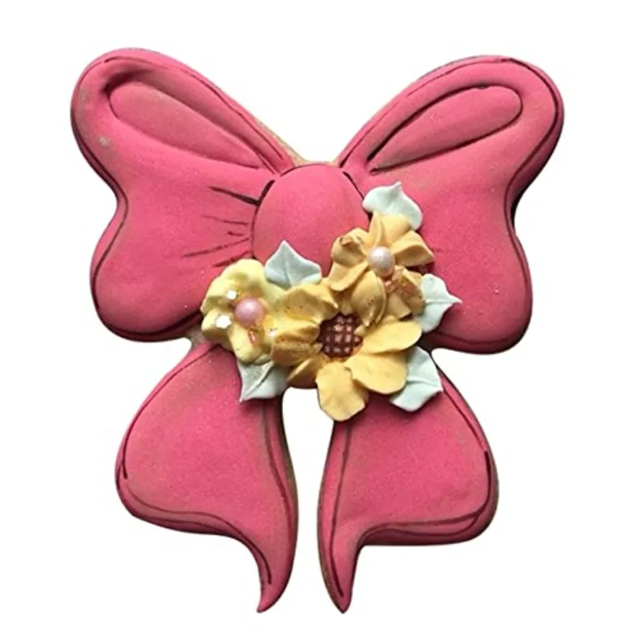 Bow Ribbon Ce Cutter - 3.7 x 3.8 ihes - Stainless Steel