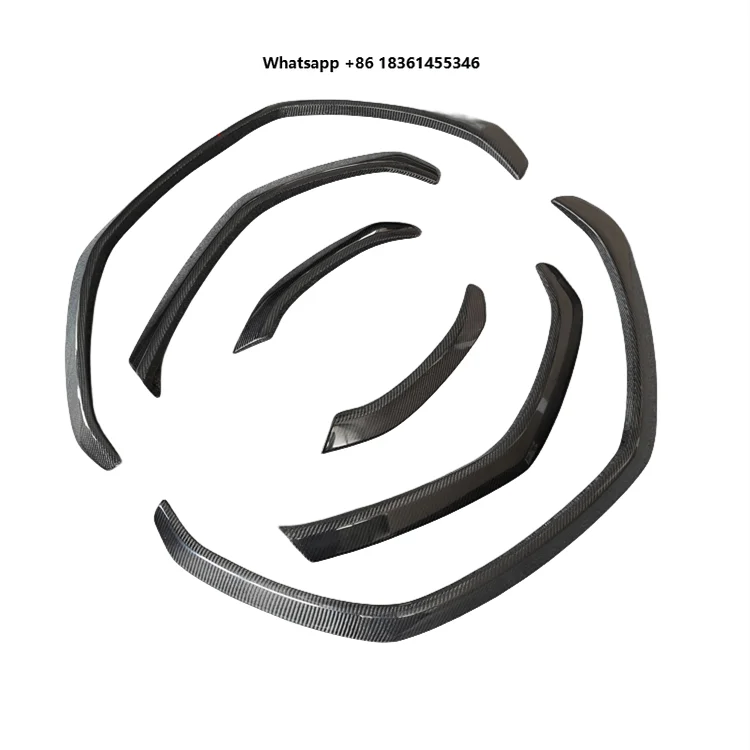 

Top Style Car Exterior Accessories Carbon Fiber Wide Body Fenders Wheel Trim Fenders for URUS Body Kit 2018-2019